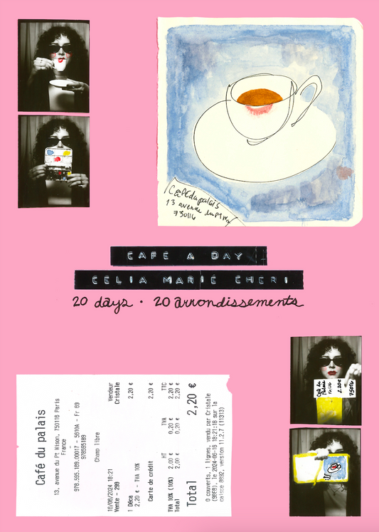 "Café a Day" Postcard Book